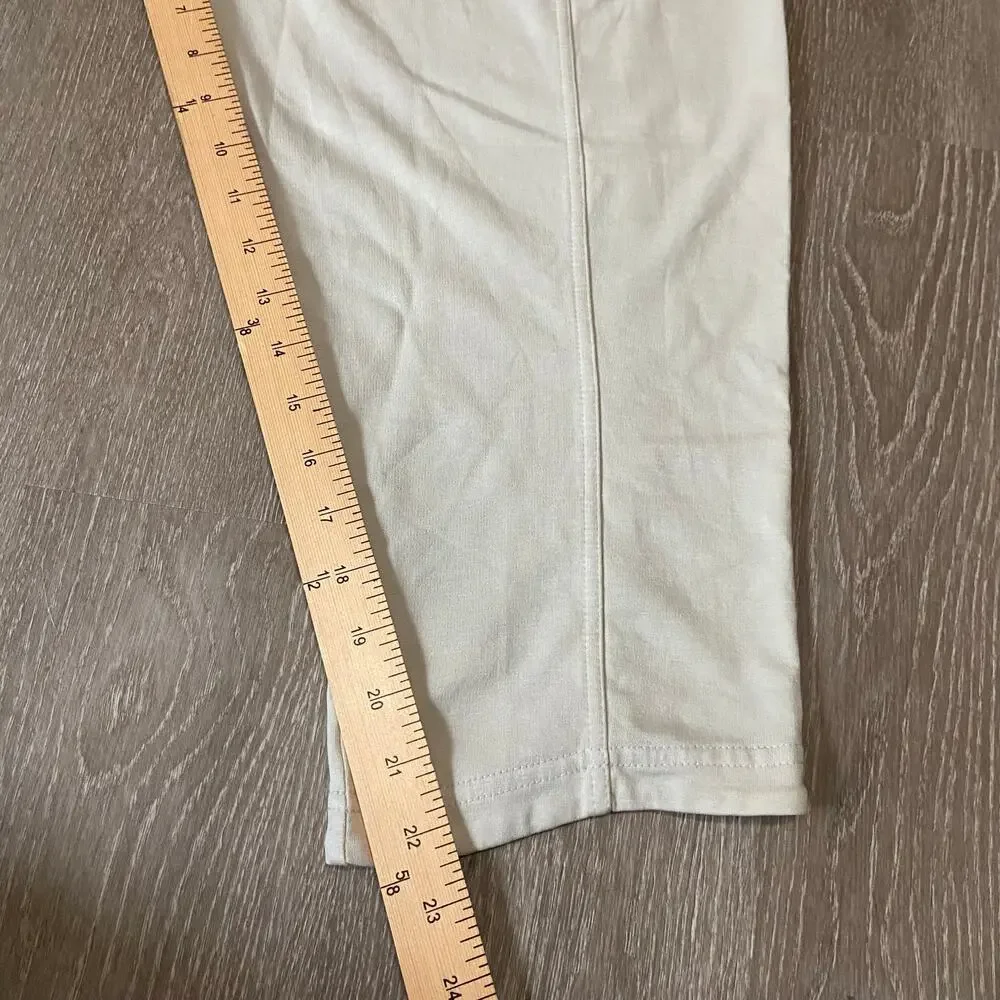 Prana Mindful Movement Harem Pant Women's M Almond Relaxed Mid Rise Tapered Leg - Picture 10 of 12